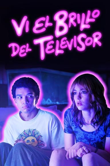 Vi el brillo del televisor